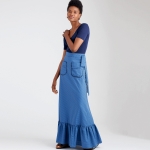 Naiste taskutegas, tagant vaheliti seelik, Simplicity Pattern #S9049 