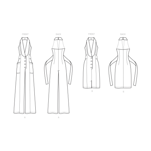 Naiste kleit ja kombinesoon, Simplicity Pattern #S9097 