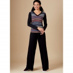 Выкройка: Misses` Jacket, Top, Dress, Jumpsuit and Pants, Butterick B6600 