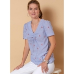 Выкройка: Misses` Top and Tie, Butterick B6662 