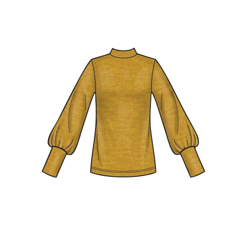 Naiste trikoo kaheosaline sviiter-kleit, topid, seelikud, Simplicity Pattern #S8982 