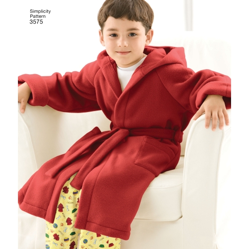 Naiste, meeste ja laste hommikumantlid,, Simplicity Pattern #3575 