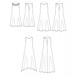 Выкройка: Misses` Dress, Butterick B6653A5 