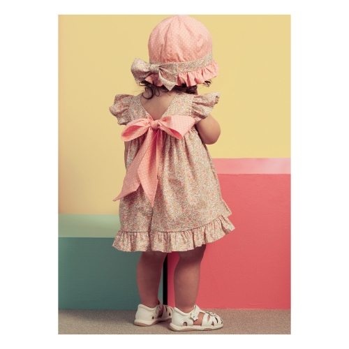 Lõikekomplekt BUTTERICK B6935 BABIES` TOP, PANTIES AND HAT, Sizes: A (XS-S-M-L), B6935A 