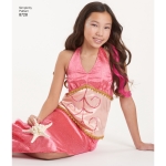 Child`s, Girl`s and Misses Costume, Sizes: A (ALL SIZES), Simplicity Pattern #8728 