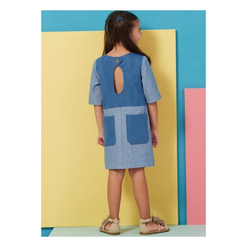 Lõikekomplekt BUTTERICK B6937 CHILDREN`S AND GIRLS` DRESS, ROMPER AND HAT 