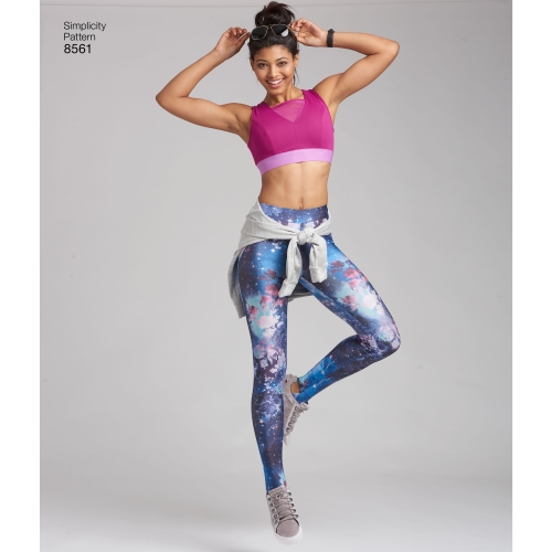 Naiste retuusid, suurused: AA (XS-S-M-L-XL), Simplicity Pattern #8561 