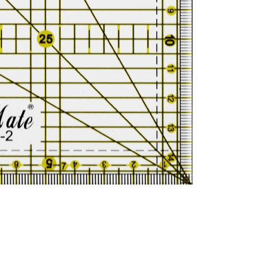 Läbipaistev plastjoonlaud, Transparent Plastic Ruler 15cm x 30cm, SewMate #1530-2 