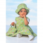 Выкройка: Beebide` Dress, Jumper, Romper, Jumpsuit, Panties, Hat and Bag, Butterick B5624 
