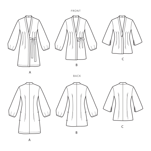 Naiste jakk kolmes pikkuses, Simplicity Pattern #S9059 