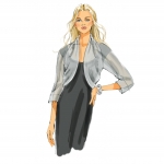 Выкройка: Misses` Jacket, Butterick B5529 