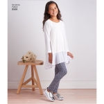 Laste ja tüdrukute tuunikad ja retuusid, Simplicity Pattern #8566 