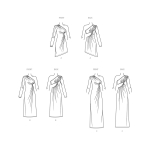 Simplicity lõikekomplekt S9885 MISSES` KNIT DRESS IN THREE LENGTHS, SS9885 
