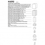 Выкройка: Kitchen Appliance Covers, Pot Holders & Mitts, Kwik Sew K4292 
