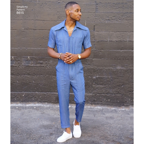Meeste vintage kombinesoonid, suurused: Simplicity Pattern # 8615 