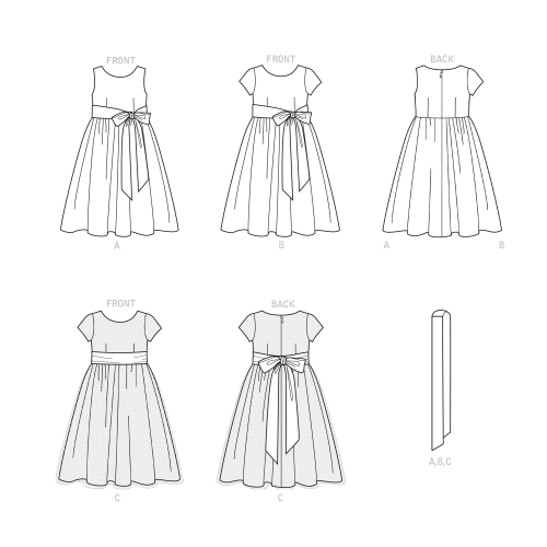Simplicity Sewing pattern S9246 CHILD & GIRL DRESSES, SS9246HH 