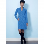 Выкройка: Misses` knit Raglan Sleeve Tops and Dress, Vest, and Pull-On Pants, Butterick B6494 
