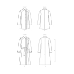 Выкройка: Misses` Jacket, Coat & Belt, Butterick, B6793 