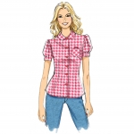Выкройка: Misses` Top, Butterick B6563 