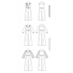 Выкройка: Misses`, sizes: Women`s Jumpsuit and Sash, Butterick B6522 