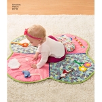 Väikelaste mängumatid, lastevankri aksessuaarid, ja pudipõlled, Simplicity Pattern #8110 