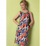 Выкройка: Misses` Open-Back, Tulip-Detail Dresses and Jumpsuit, Butterick B6351 