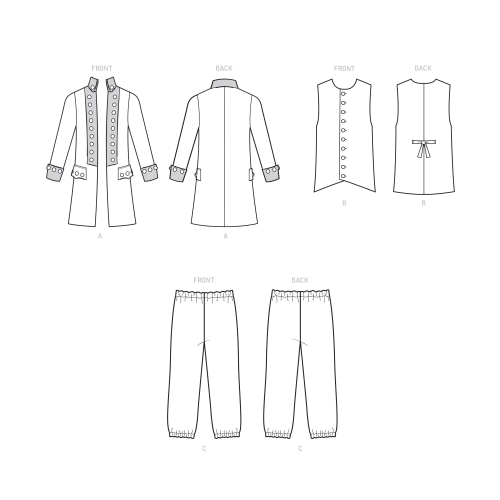 Simplicity Sewing pattern S9252 UNISEX COSTUMES 