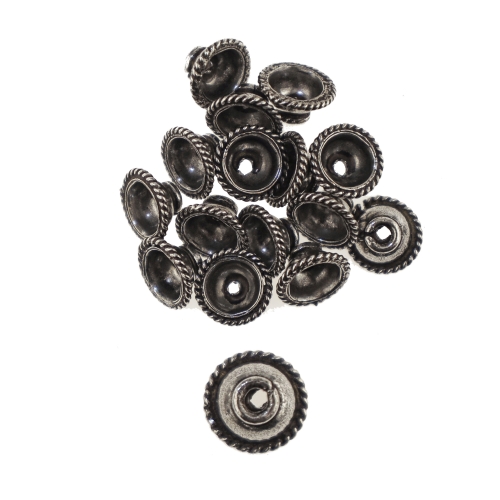Bead Cap ø8,3mm x 4,5mm, 16pcs, KL3469 
