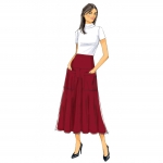 Выкройка: Misses` Skirt, Butterick B6249 