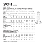 Швейные выкройки Simplicity S9341 Misses` Costume 