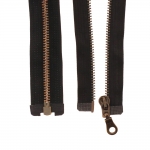 60cm Open end Metal Zippers, zip fasteners, member width: 6mm 
