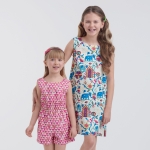 Laste ja tüdrukute topp, shortsid, kleit ja kombinesoon, Simplicity Pattern #S9156 