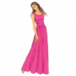 Выкройка: Misses` Dress, Butterick B6051 