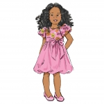 Выкройка: Children`s, sizes: Girls` Dress, Butterick B6161 