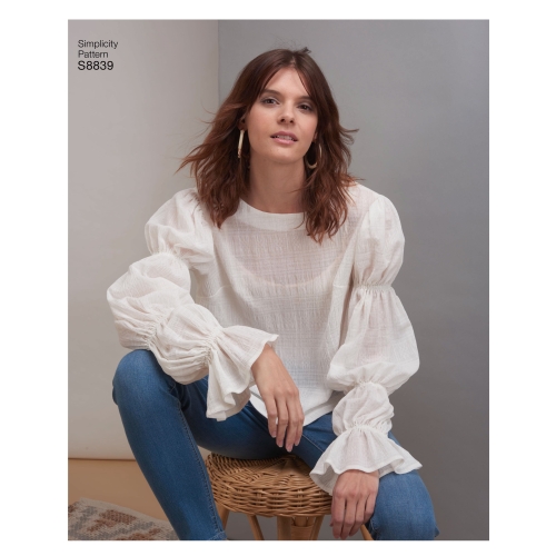 Naiste pullovertuunika või topid, Simplicity Pattern #S8839 