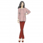 Выкройка: Misses` knit Dress and Tunic, Skirt, and Pants, Butterick B6525 