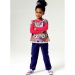 Выкройка: Children`s, sizes: Girls` Top, Dress, Shorts, Pants and Bag, Butterick B5776 