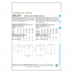 Выкройка: Misses` Top, Dress and Skirt, Butterick B6207 