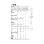 Швейные выкройки Simplicity S9345 Girls` Costumes, A (7-8-10-12-14) 