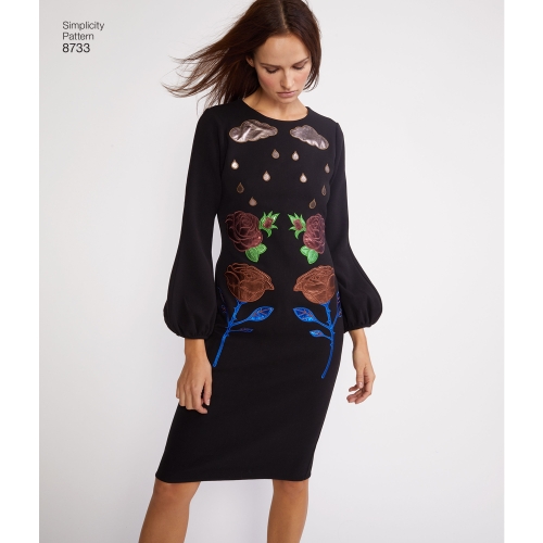 Cynthia Rowley kleit ja topp, Simplicity Pattern #8733 