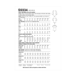 Швейные выкройки Simplicity S9334 Misses` and Women`s Tops in Two Lengths 