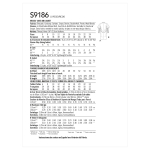 Naiste mantel ja jakk, Simplicity Sewing Pattern S9186H5 