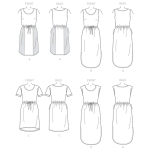 Ompelukaavat: Women`s, sizes: Women`s Petite Dress, Butterick B6210 