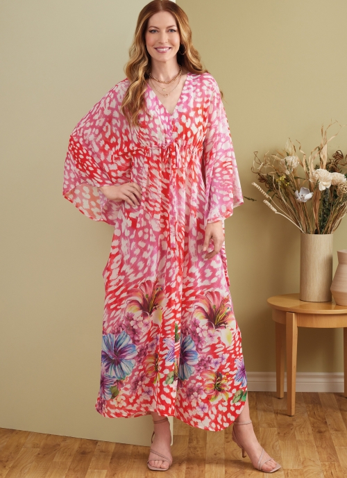 Выкройка BUTTERICK B6900 MISSES` CAFTAN 