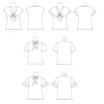 Ompelukaavat: Misses` Top, Butterick B6684 