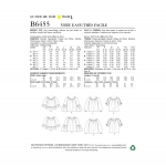 Выкройка: Misses` Gathered, Raglan Sleeve Tops, Butterick B6455 