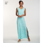 Naiste kleidid, suurused: A (XS-S-M-L-XL), Simplicity Pattern #8595 