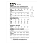 Simplicity Sewing Pattern S9472 Misses` Skirts 