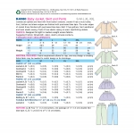 Выкройка: Baby Jacket, Skirt and Pants, Kwik Sew K4080 