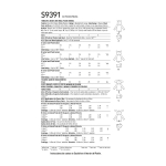 Sewing patterns Simplicity S9391 Toddlers` Jackets and Small Plush Animals, A (1/2-1-2-3-4) 